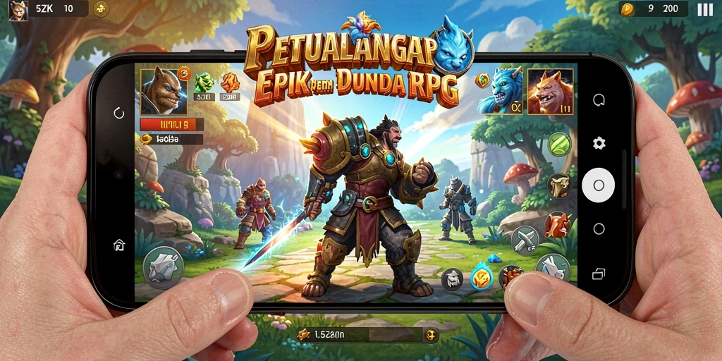 Tangkapan layar gameplay 5ZK menampilkan aksi pertarungan seru dalam dunia RPG.