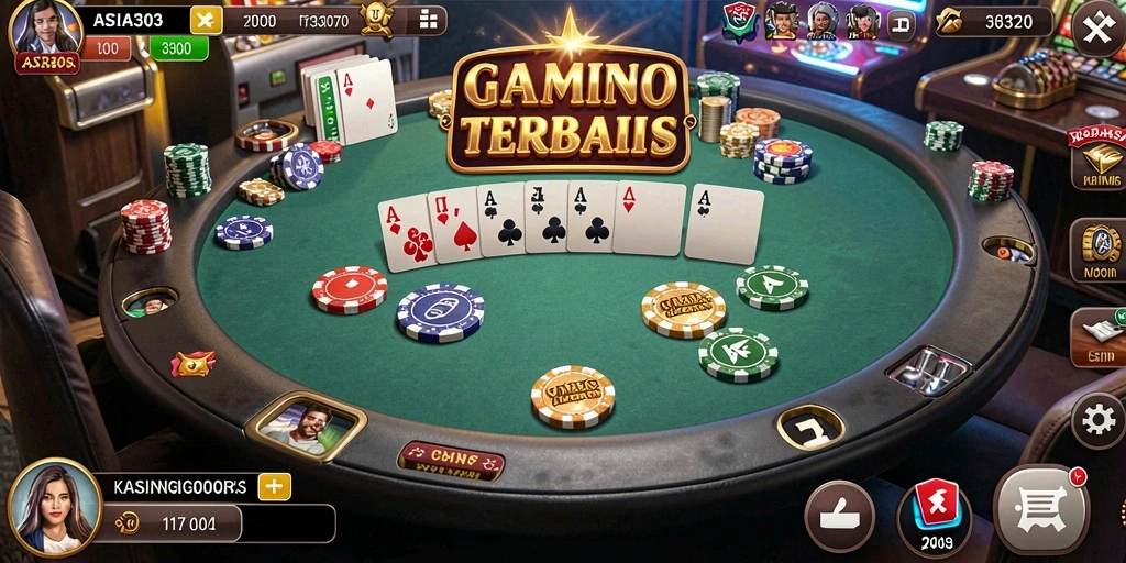 Tampilan gameplay seru di ASIA303 dengan berbagai pilihan permainan Kasino.