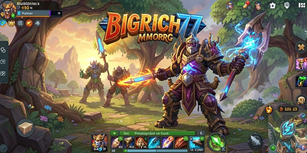 Gameplay seru BIGRICH77 dengan grafik memukau dan interaksi pemain.