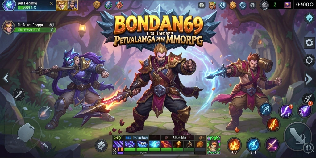 Tampilan gameplay epik dalam BONDAN69 yang memukau.
