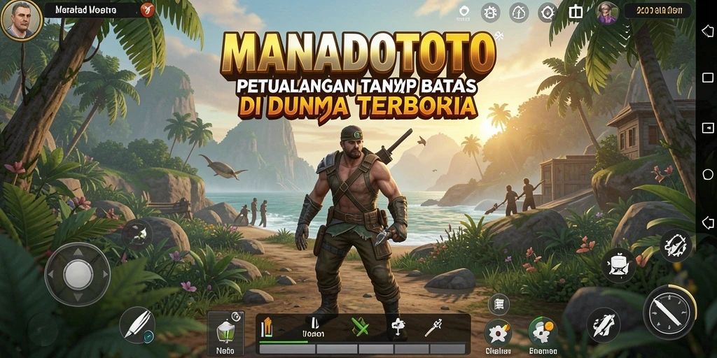 Tangkapan layar yang menunjukkan eksplorasi luas dalam dunia MANADOTOTO.