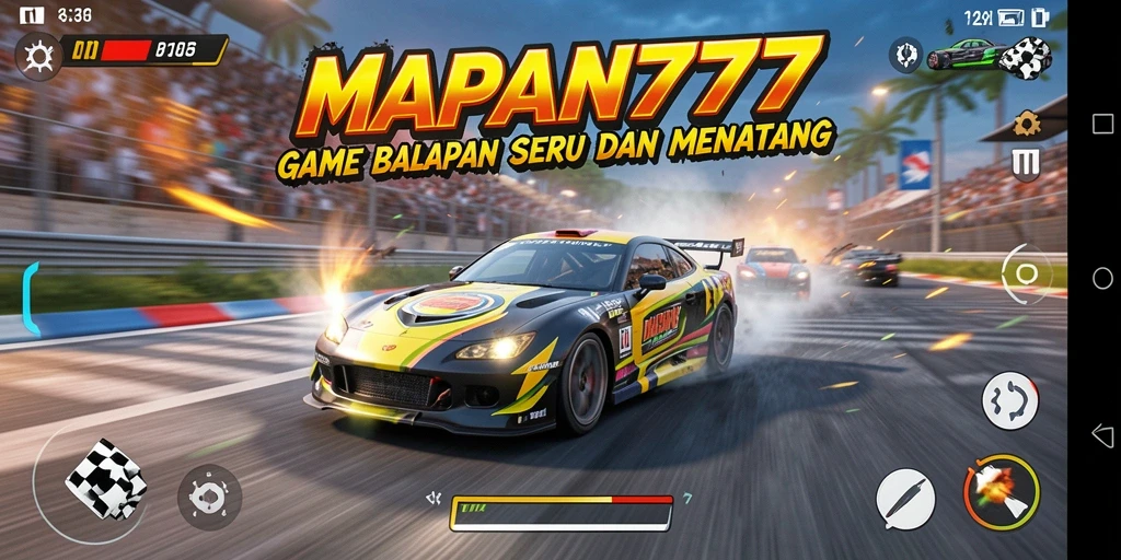 Gameplay menarik dalam balapan seru di MAPAN777.