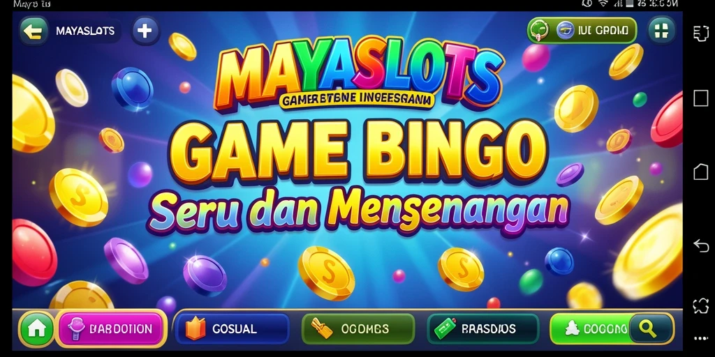Tampilan menarik dan gameplay Bingo yang seru di MAYASLOTS.