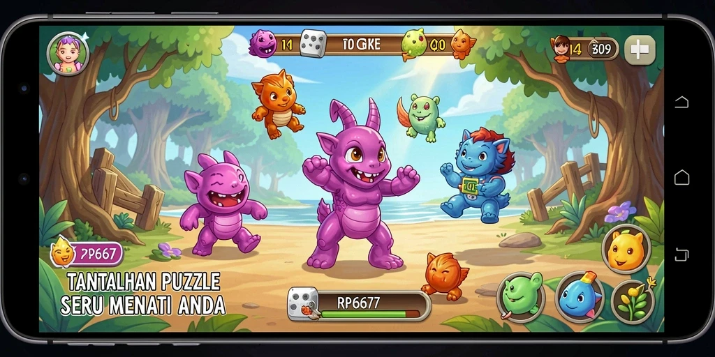 Screenshot gameplay RP6677 menampilkan teka-teki yang mendebarkan dan visual yang menarik.