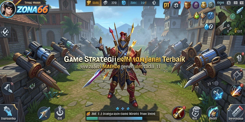Tampilan gameplay ZONA66 yang seru dan menantang.